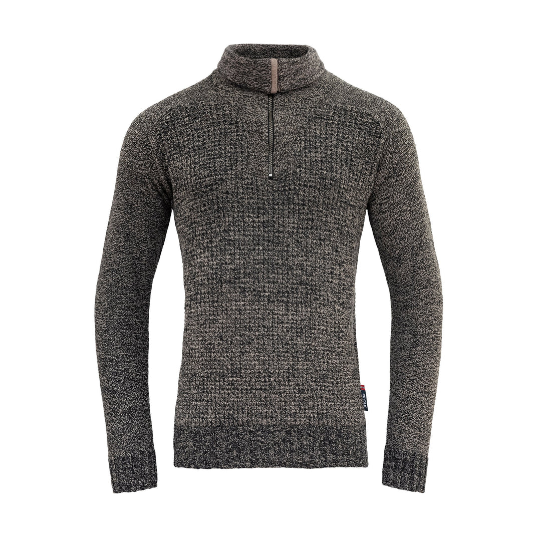 BISPEN WOOL ZIP NECK INK - Devold New Zealand