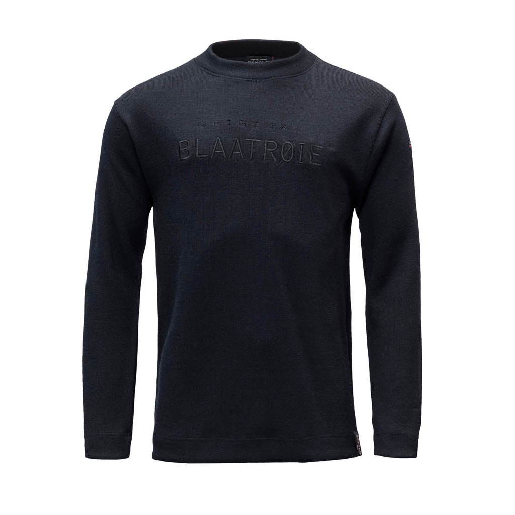 BLAATRØIE WOOL SWEATER W/EMB DEEP MARINE - Devold New Zealand