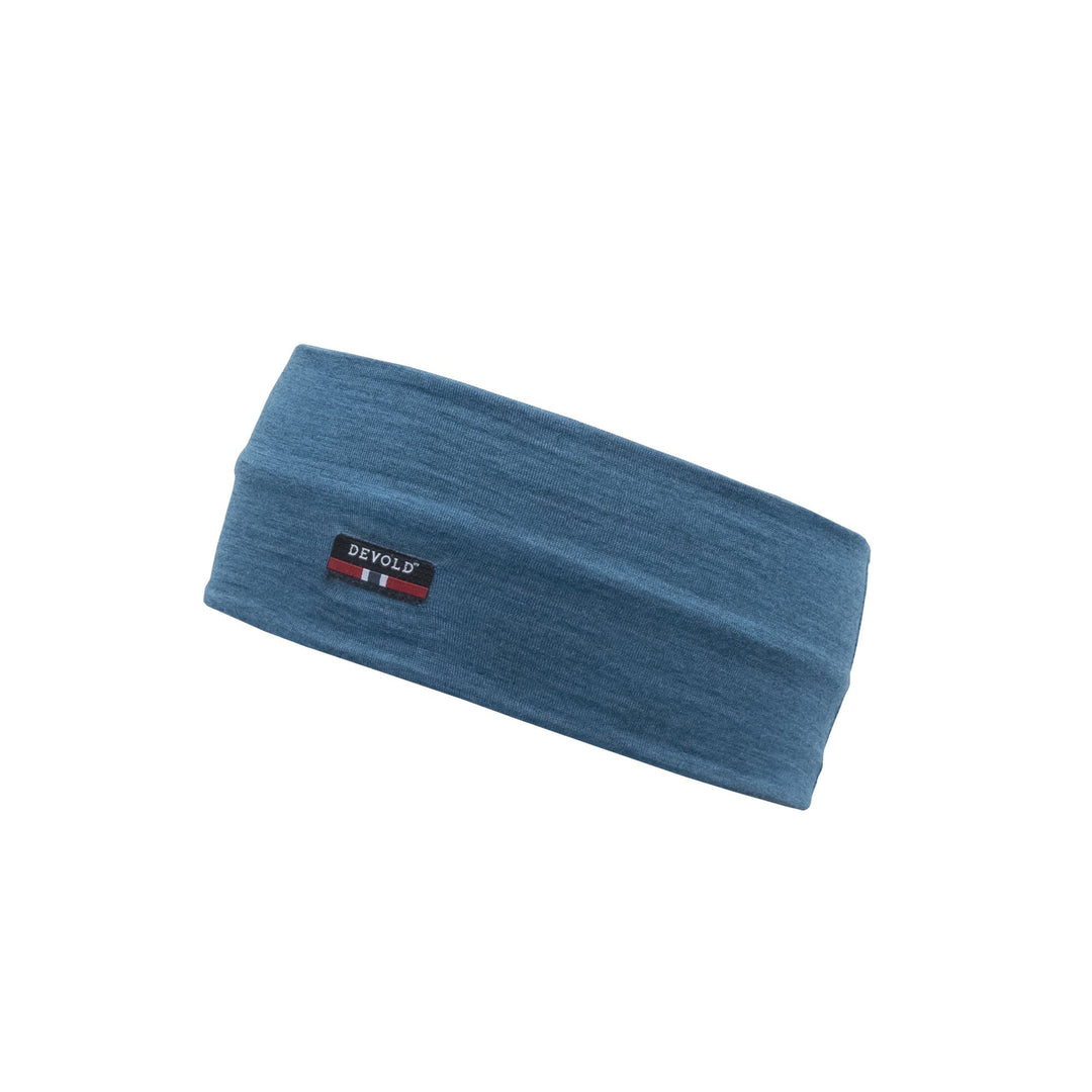 BREEZE MERINO 150 HEADBAND BLUE MELANGE - Devold New Zealand