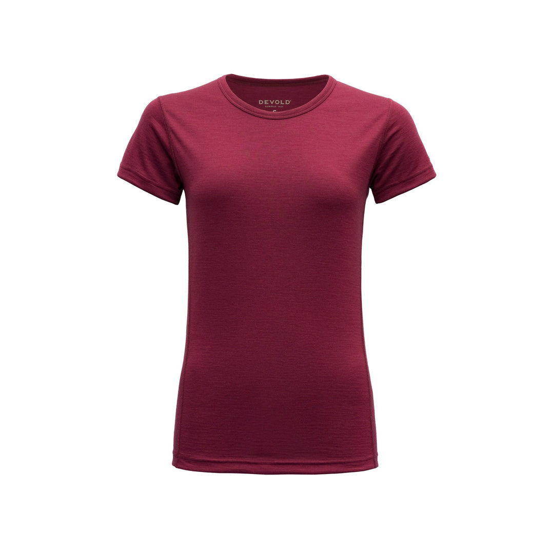 BREEZE WOMAN T-SHIRT 'BEETROOT' - Devold New Zealand