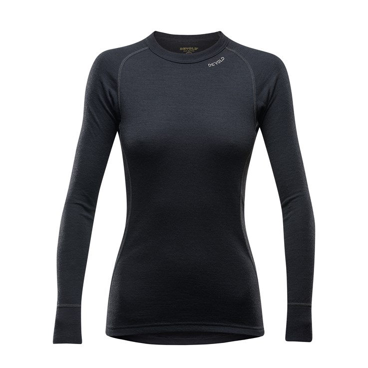 DUO ACTIVE 205 SHIRT WOMAN ‘BLACK’ - Devold New Zealand