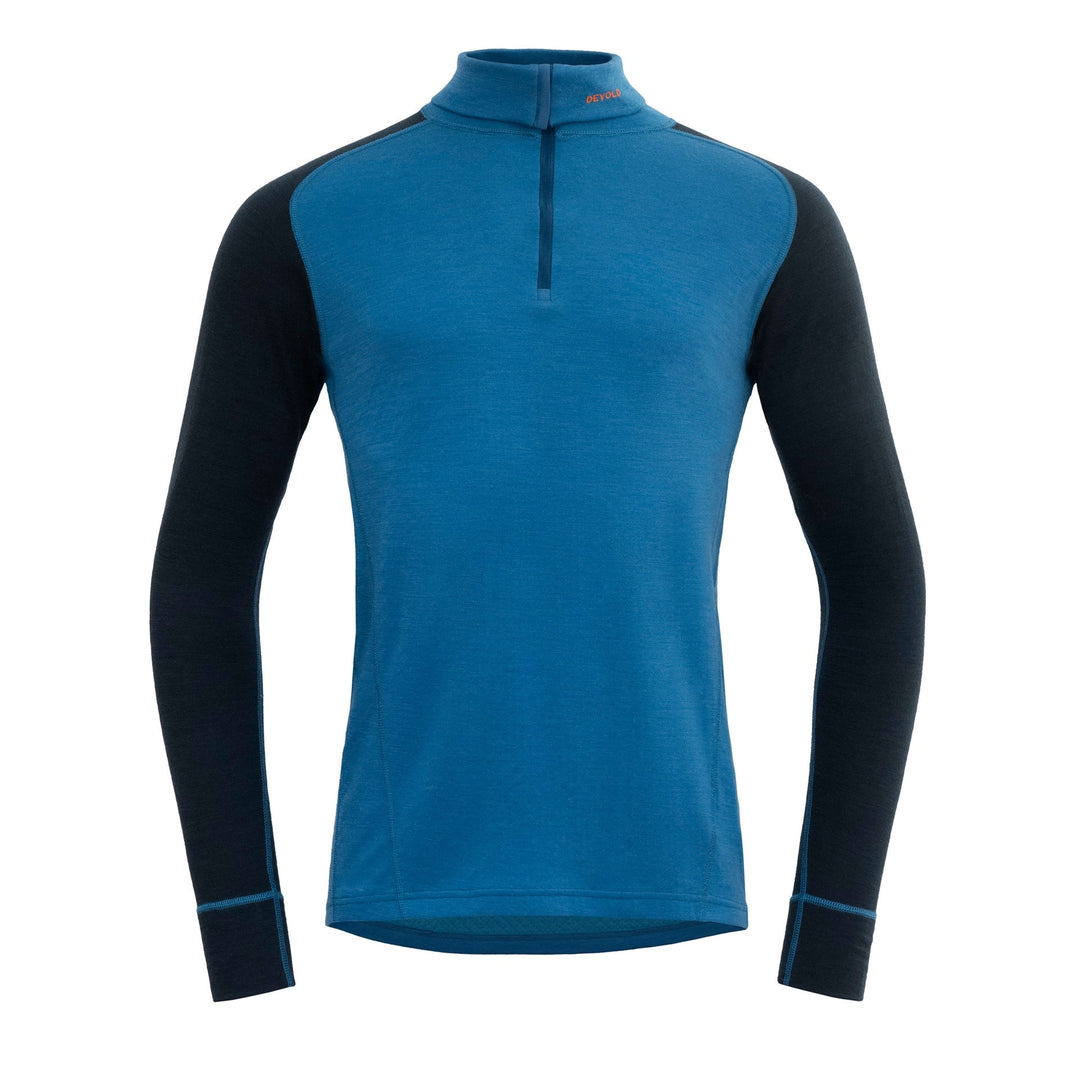 DUO ACTIVE MAN ZIP NECK BLUE/INK - Devold New Zealand