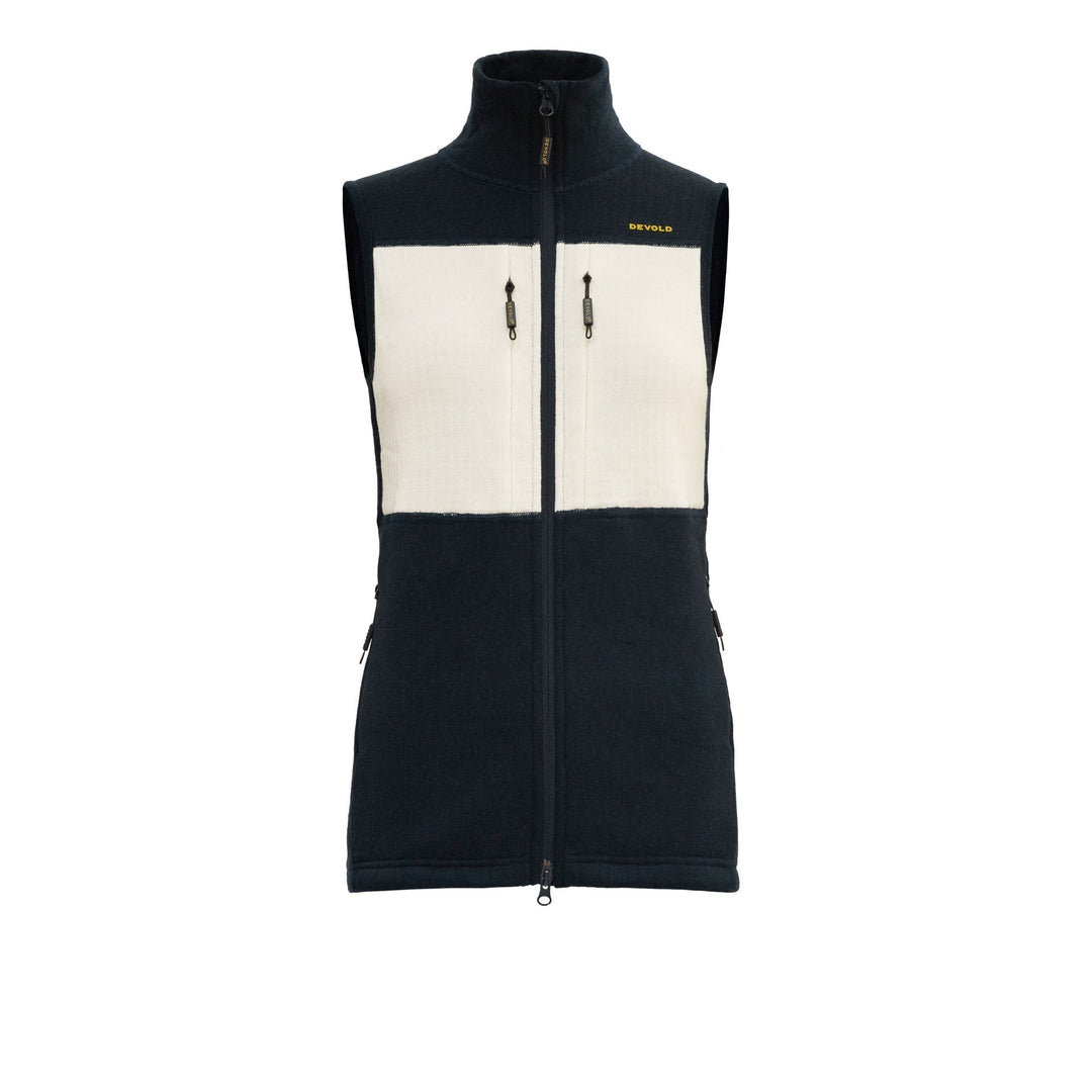 EGGA VEST WOMAN INK/OFF WHITE - Devold New Zealand