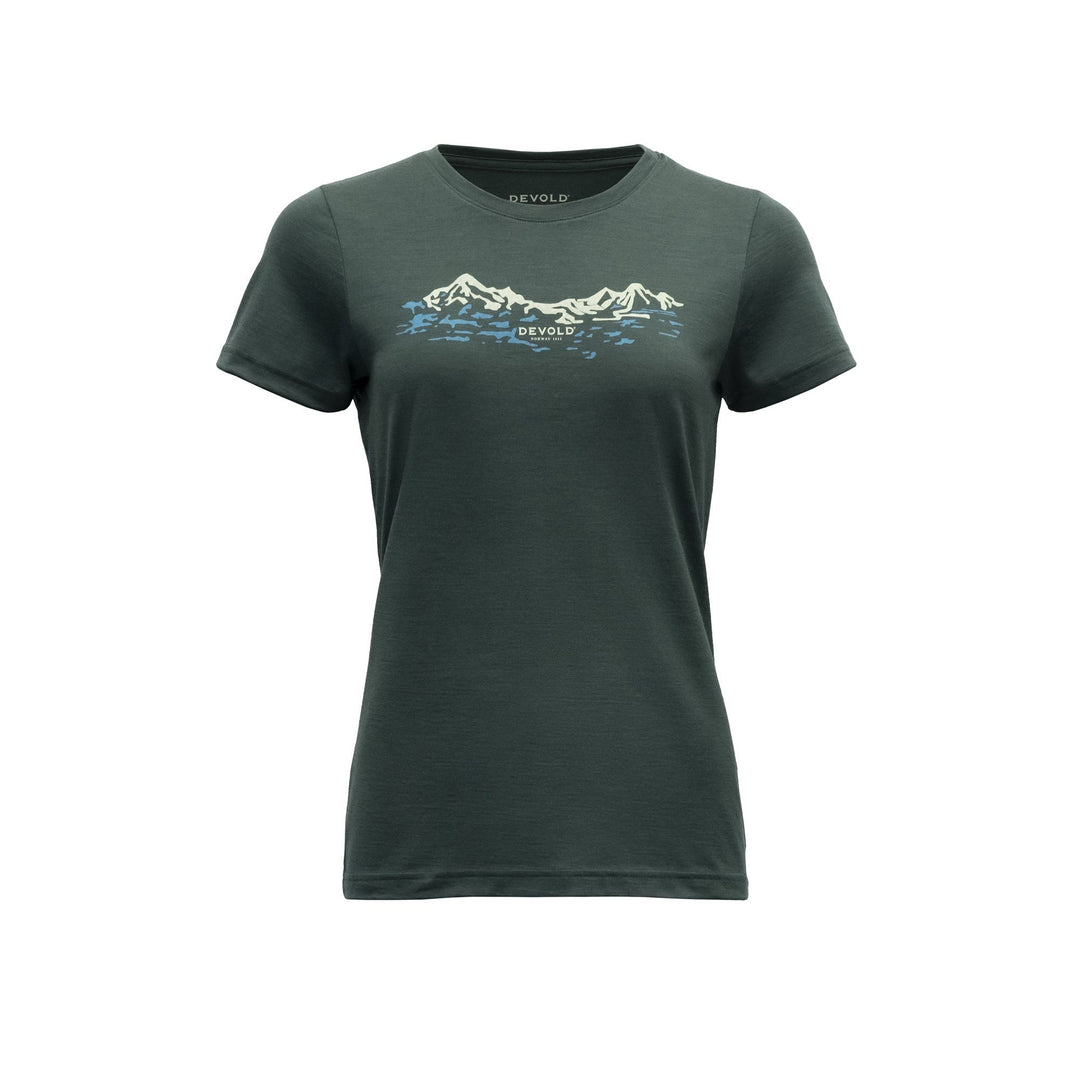 EIDSDAL MERINO 150 TEE WOMAN 'INK' - Devold New Zealand