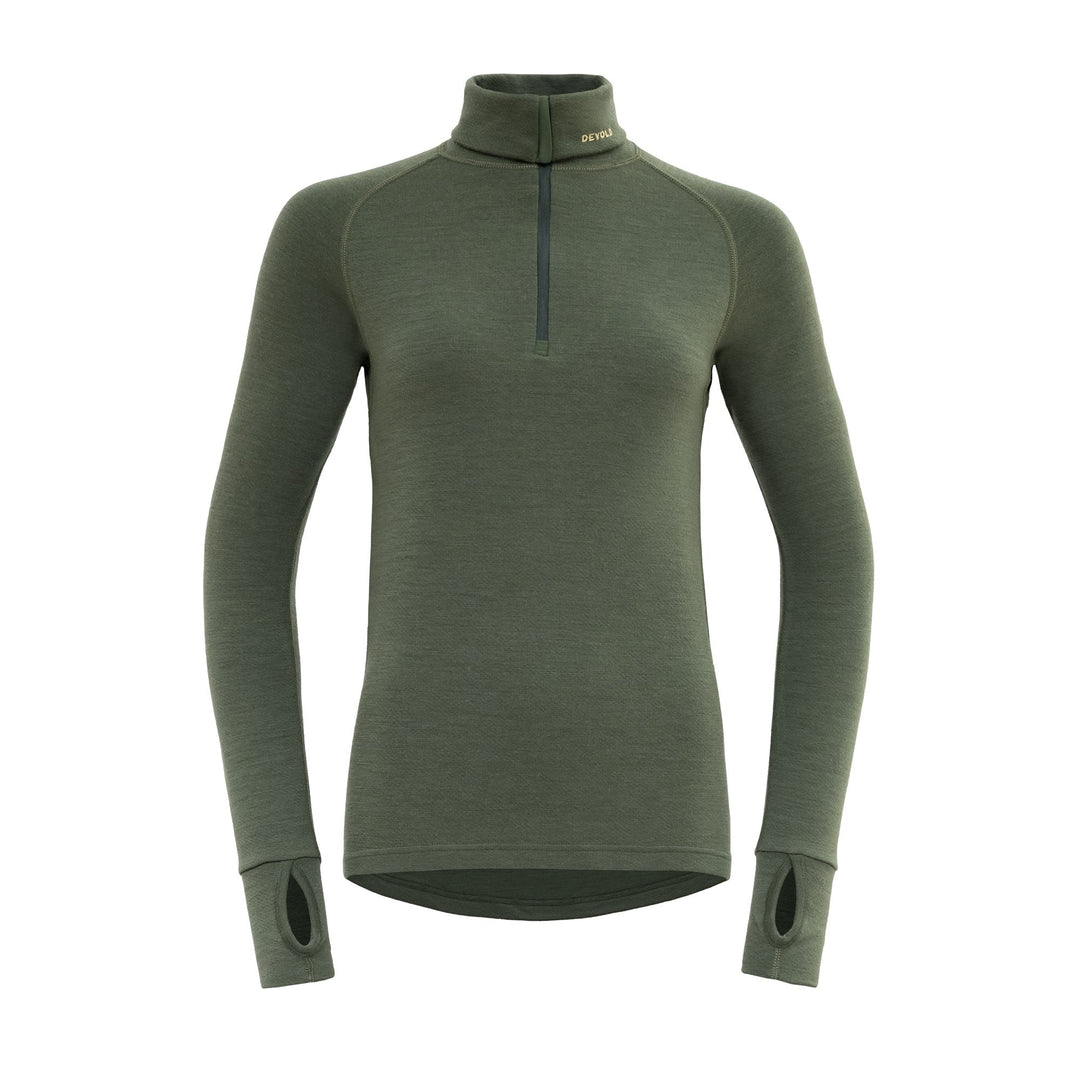 EXPEDITION WOMAN ZIP NECK FOREST - Devold New Zealand