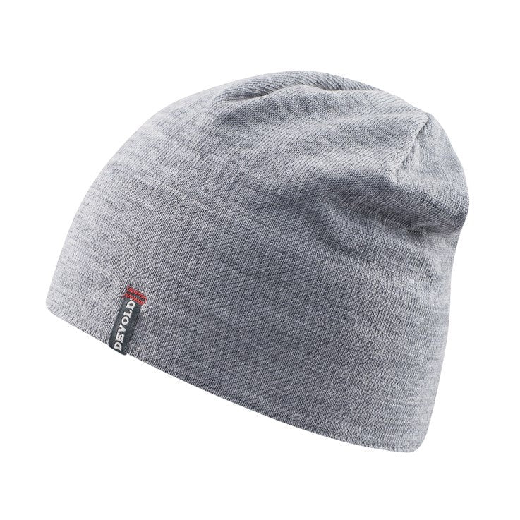 FRIENDS BEANIE GREY MELANGE - Devold New Zealand