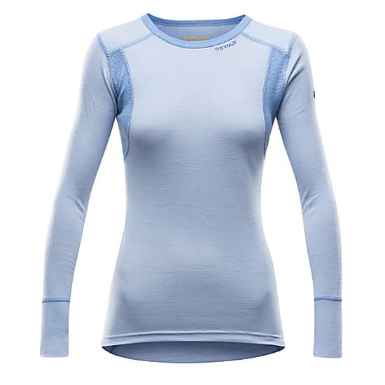 HIKING WOMAN SHIRT CASH BLUE - Devold New Zealand