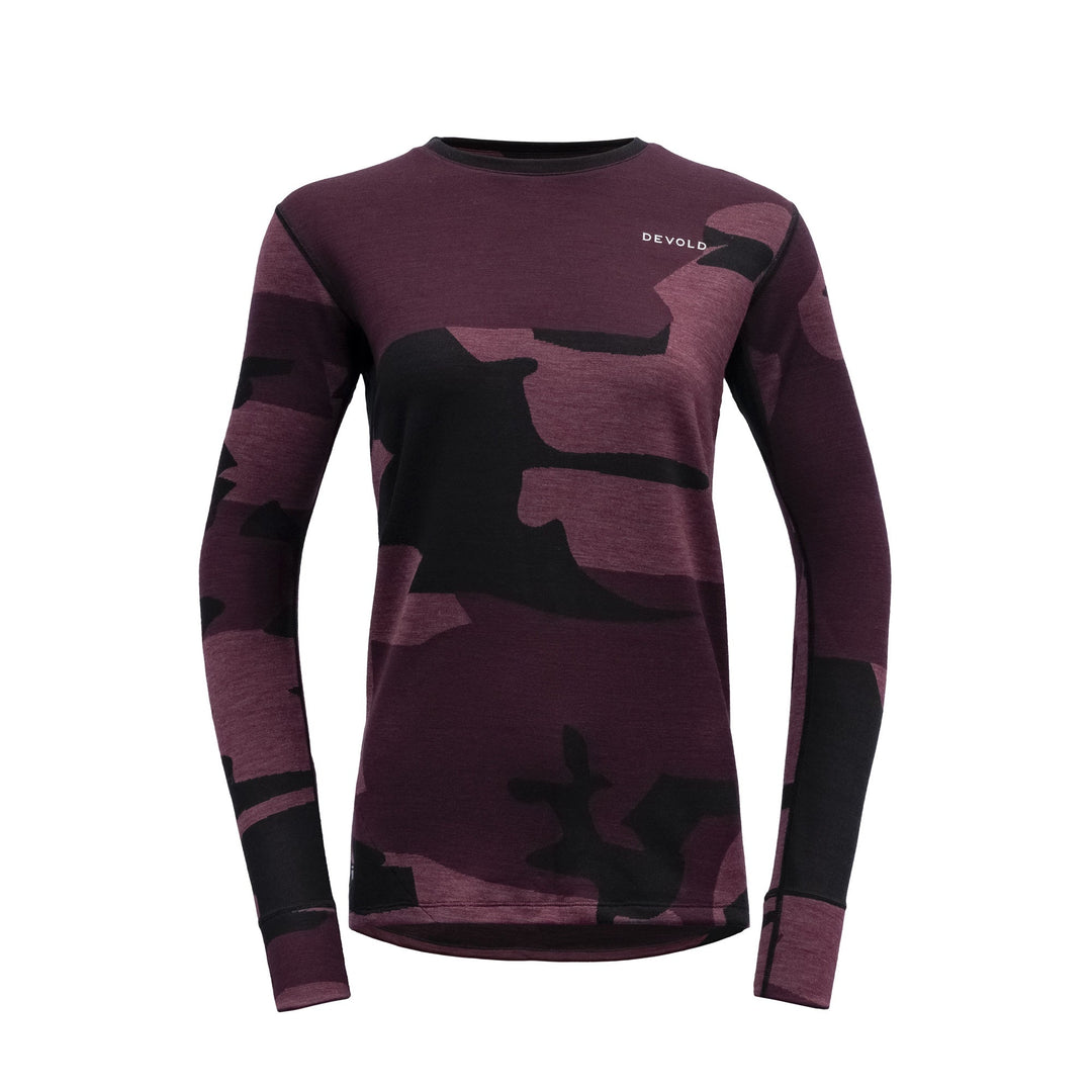 KLØVSTIEN MERINO SHIRT WOMAN 'BEETROOT' - Devold New Zealand