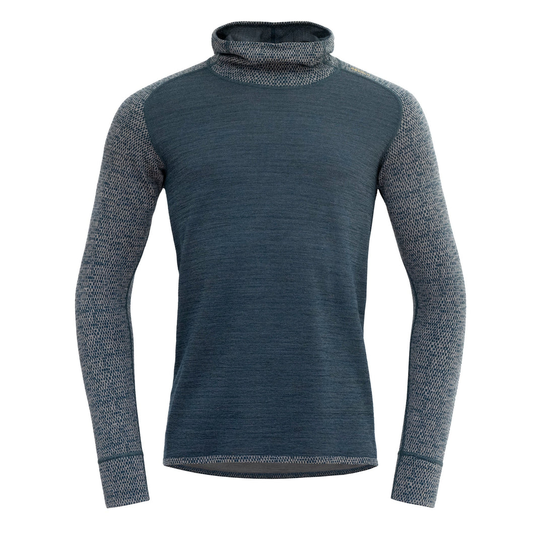 KVITEGGA MERINO 230 HOODIE MAN FOG - Devold New Zealand