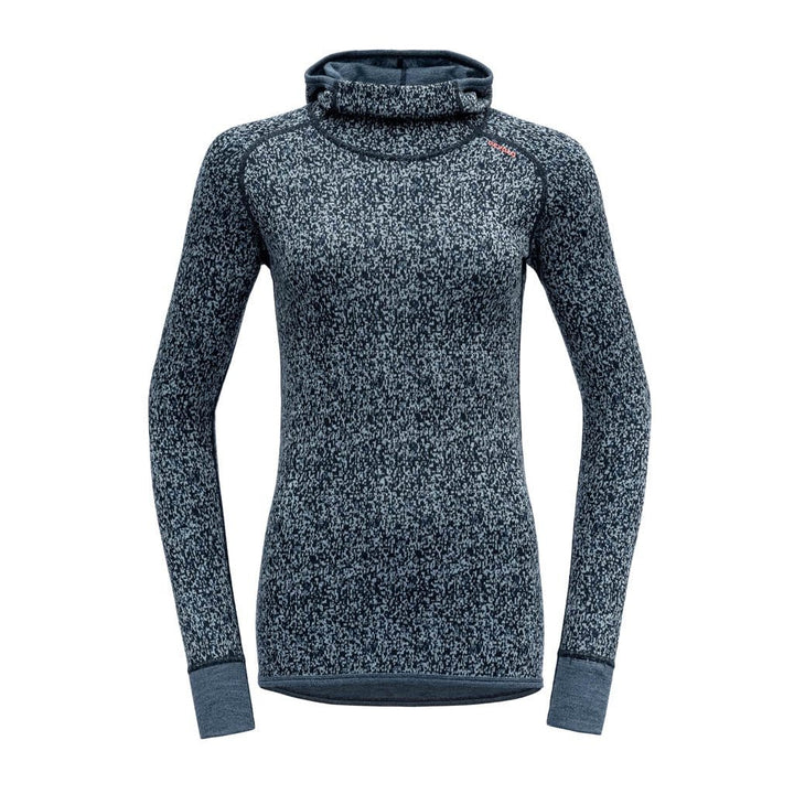 KVITEGGA MERINO 230 HOODIE WMN INK - Devold New Zealand