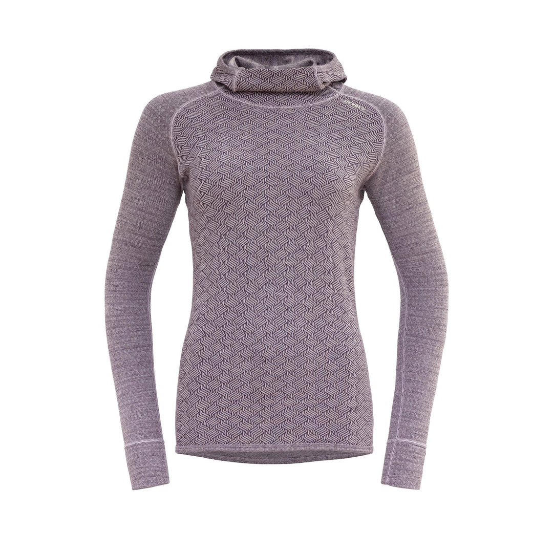 KVITEGGA MERINO HOODIE WOMAN ORCHID - Devold New Zealand