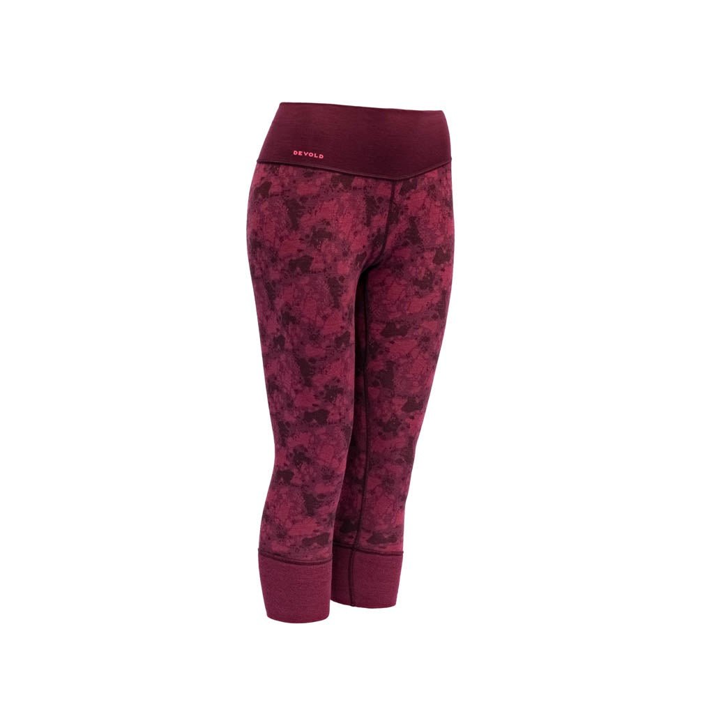 KVITEGGA WOMAN 230 3/4 LONG JOHNS BEETROOT - Devold New Zealand