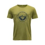 LEIRA MAN TEE GREEN - Devold New Zealand