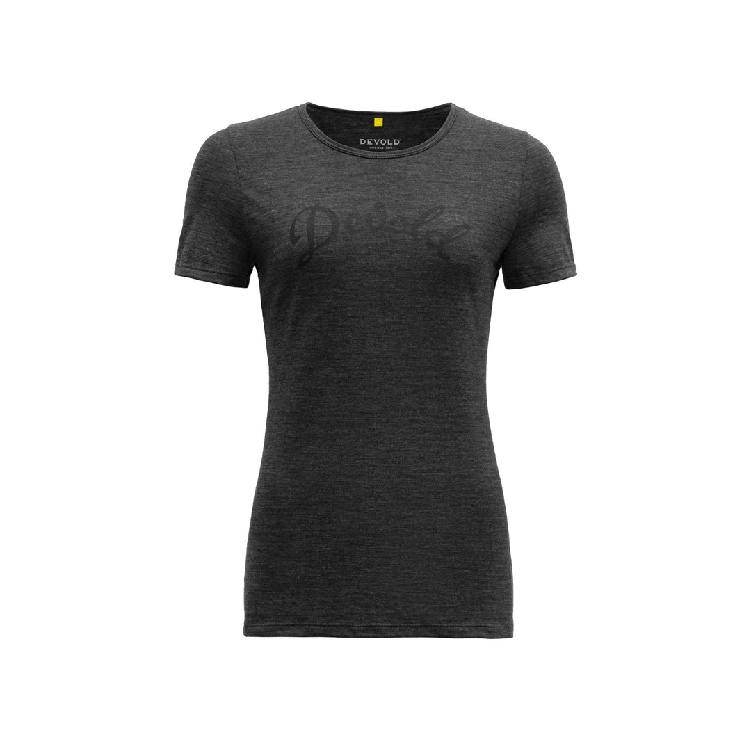 MYRUL L MERINO 130 TEE WOMAN 'ANTHRACITE' - Devold New Zealand