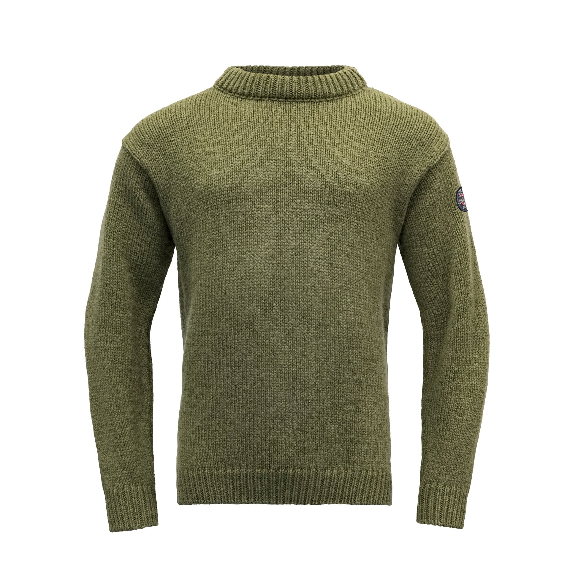 NANSEN SWEATER CREW NECK OLIVE Devold New Zealand