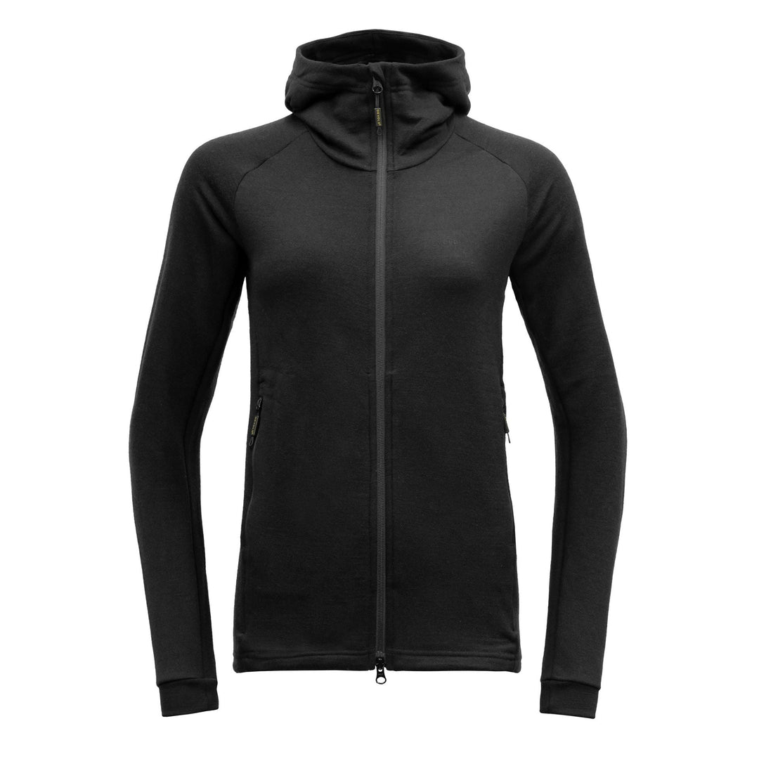 NIBBA JACKET HOOD WOMAN CAVIAR - Devold New Zealand