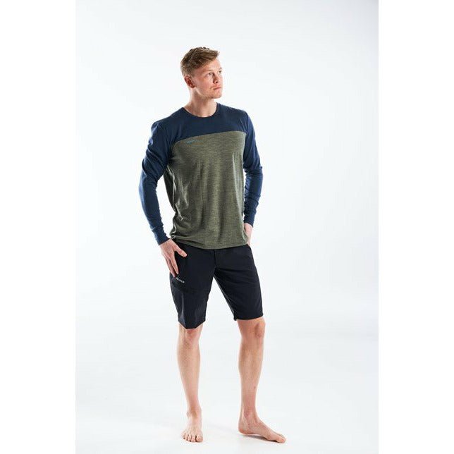 NORANG MAN SHIRT LICHEN MELANGE/NIGHT - Devold New Zealand