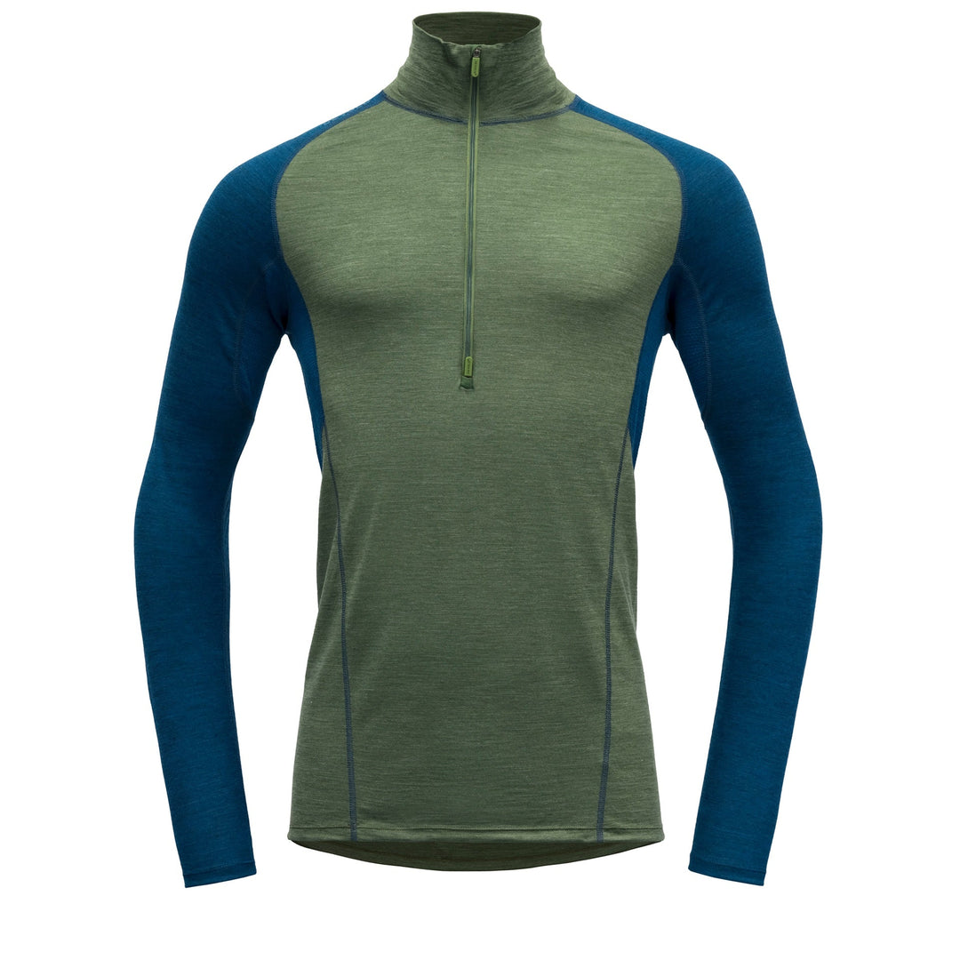 RUNNING MERINO 130 ZIP NECK MAN FOREST - Devold New Zealand