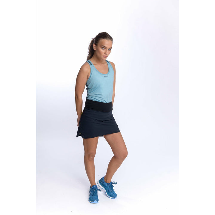 RUNNING WOMAN SKIRT CAVIAR - Devold New Zealand