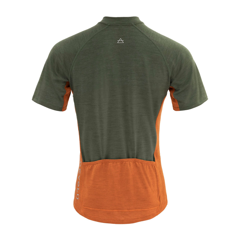 STANDAL MERINO TEE ZIP NECK MAN FLAME - Devold New Zealand