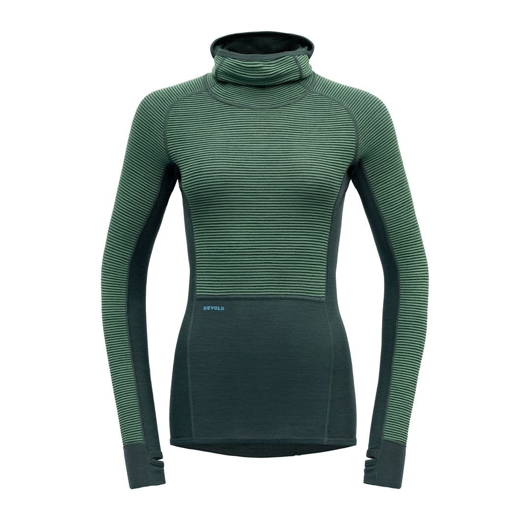 TUVEGGA MERINO HOODIE WMN WOODS - Devold New Zealand