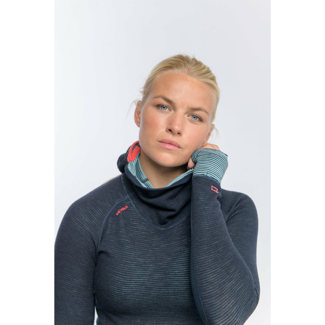 TUVEGGA SPORT AIR WOMAN HOODIE CAMEO - Devold New Zealand